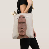Paaseiland Moai Head Thunder_Cove Tote Bag (Dichtbij)