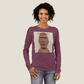 Paaseiland Moai Head Thunder_Cove Tri-Blend Shirt (Voorkant)