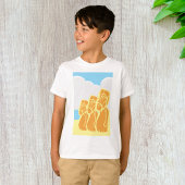 Paaseiland Moai: Historische site T-Shirt