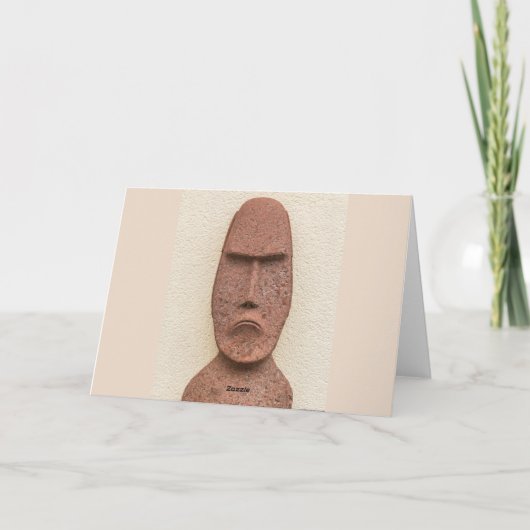 Paaseiland Moai Hoofd Thunder_Cove Kaart (Achterkant)