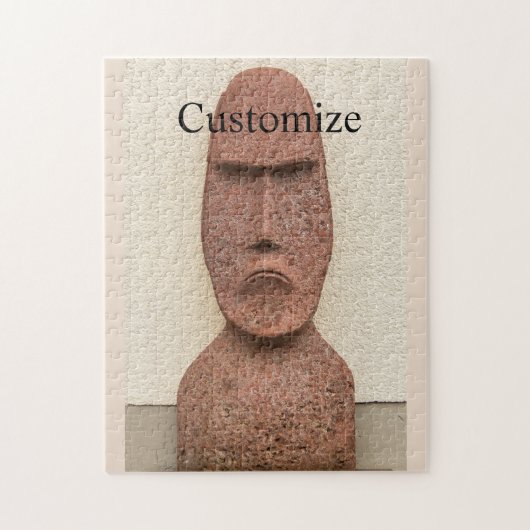 Paaseiland Moai Hoofd Thunder_Cove Legpuzzel (Verticaal)