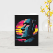 Paaseiland Moai Kaart (Gele Bloem)