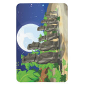 Paaseiland Moai Magneet (Verticaal)