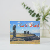 Paaseiland (Rapa Nui) Briefkaart (Staand voorkant)