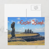 Paaseiland (Rapa Nui) Briefkaart (Voorkant / Achterkant)