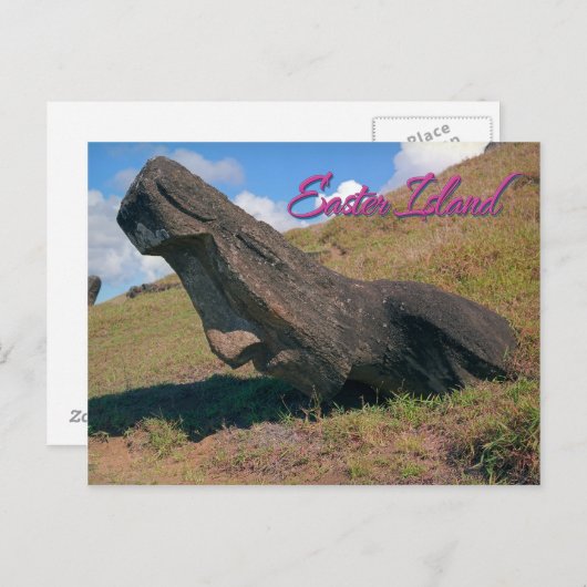 Paaseiland (Rapa Nui) Chili Briefkaart (Voorkant / Achterkant)