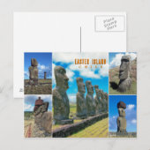 Paaseiland (Rapa Nui), Chili Briefkaart (Voorkant / Achterkant)