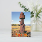 Paaseiland (Rapa Nui) Chili Briefkaart (Staand voorkant)