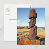 Paaseiland (Rapa Nui) Chili Briefkaart (Voorkant / Achterkant)