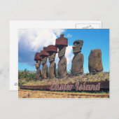 Paaseiland (Rapa Nui) Chili Briefkaart (Voorkant / Achterkant)