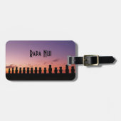 Paaseiland Rapa Nui Chili Zuid-Amerika Bagagelabel (Voorkant horizontaal)