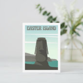 Paaseiland Reizen Souvenir Briefkaart (Staand voorkant)