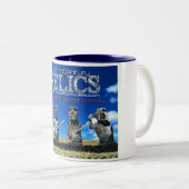 Paaseiland Relics Tweekleurige Koffiemok (Voorkant rechts)