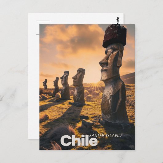 Paaseiland - Retro Reizen Briefkaart (Voorkant / Achterkant)