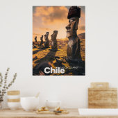 Paaseiland - Retro Reizen Poster (Keuken)