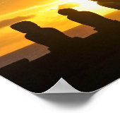 Paaseiland Sunset Poster (Hoek)