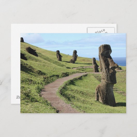 Paaseilandbeelden op Hill Briefkaart (Voorkant / Achterkant)