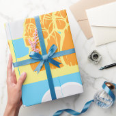 paaseilanden Moai: Historisch verpakkingspapier Cadeaupapier