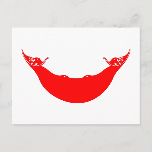 Paaseilandvlag Briefkaart (Voorkant)