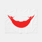 Paaseilandvlag Fleece Deken (Voorkant (Horizontaal))