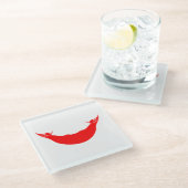 Paaseilandvlag Glazen Onderzetter (Schuin)