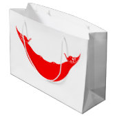 Paaseilandvlag Groot Cadeauzakje (Achterkant Gekanteld)