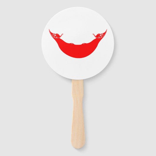 Paaseilandvlag Handwaaier (Achterkant)