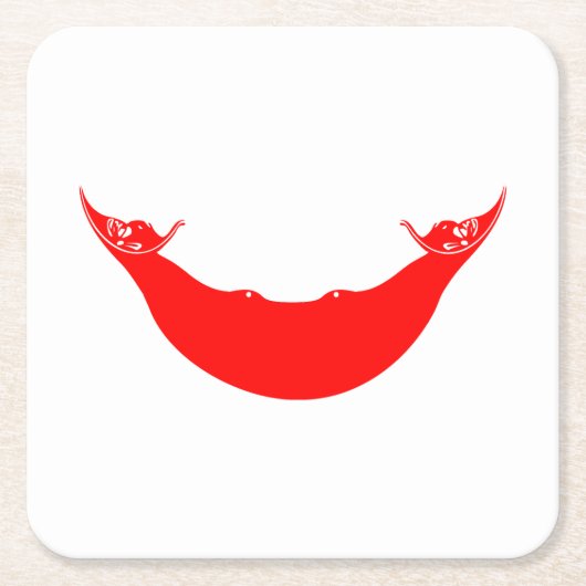 Paaseilandvlag Kartonnen Onderzetters (Voorkant)