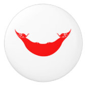 Paaseilandvlag Keramische Knop (Voorkant)