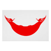 Paaseilandvlag Perfect Poster (Voorkant)