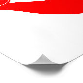 Paaseilandvlag Poster (Hoek)