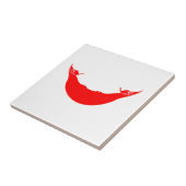 Paaseilandvlag Tegeltje (Zijkant)