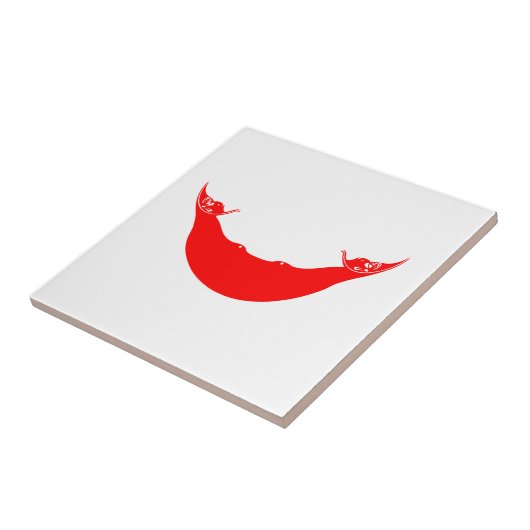 Paaseilandvlag Tegeltje (Zijkant)