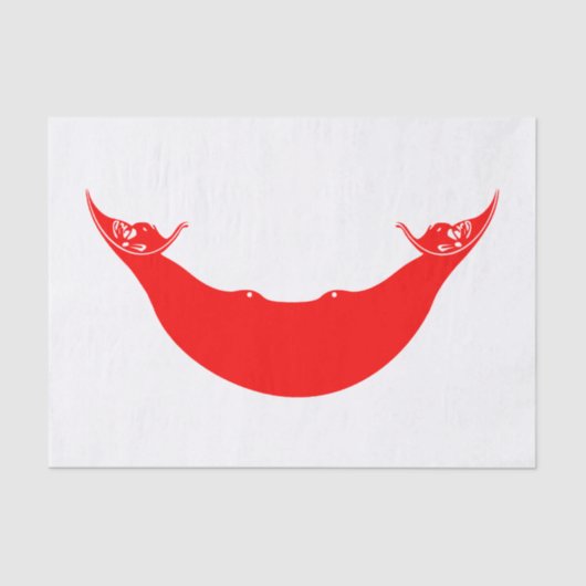 Paaseilandvlag Tissuepapier (Voorkant)