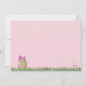 Paaseimaart, feestdag feestdag partij Invitati Kaart (Achterkant)