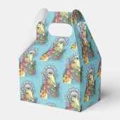 PAASEIMANDJE GIRAFFE, GEVELGUNST BOX Herhalen Bedankdoosjes (Achterkant)