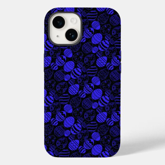 Paaseipatroon 01.b Black BG Case-Mate iPhone Case (Achterkant)