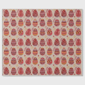 Paaseipatroon Cadeaupapier (Vlak)