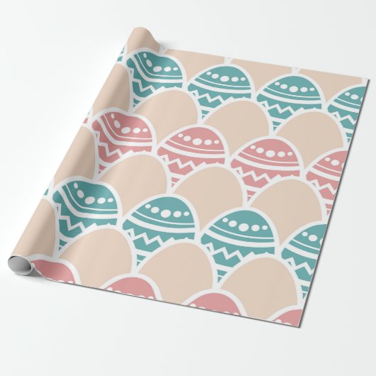 Paaseipatroon Cadeaupapier (Uitgerold)