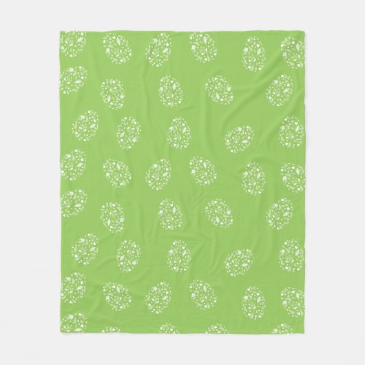 Paaseipatroon Fleece Deken (Voorkant)