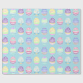 Paaseipatroon kleurige ID177 Cadeaupapier (Vlak)