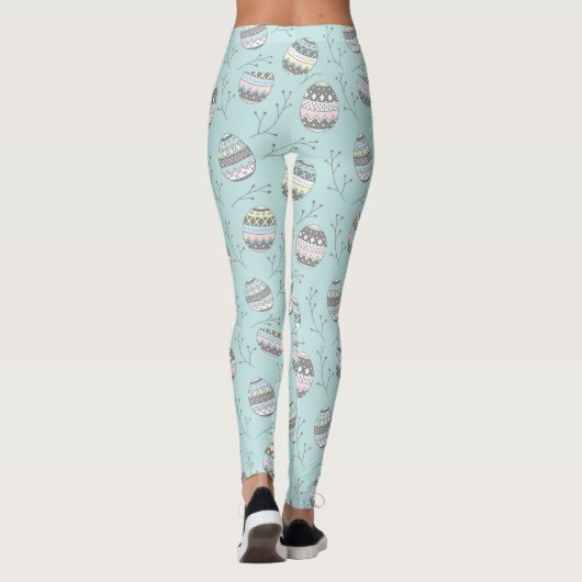 paaseipatroon leggings (Achterkant)