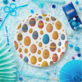 Paaseipatroon Papieren Bordje (Feest)