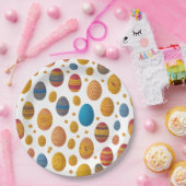 Paaseipatroon Papieren Bordje (Feest)