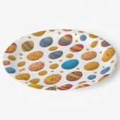 Paaseipatroon Papieren Bordje (Gekanteld)