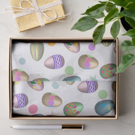 Paaseipatroon Tissuepapier (Geschenk)