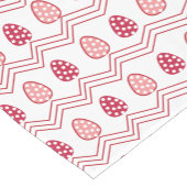 Paaseitjes Rood Roze Paaseitjes Korte Tafelloper (Hoek)