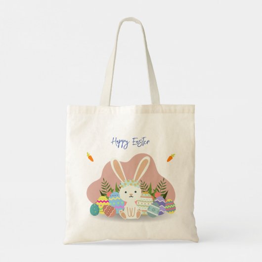 Paaseizak - bewerkbare tekst tote bag (Achterkant)