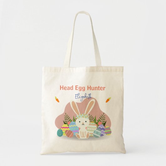 Paaseizak - bewerkbare tekst tote bag (Voorkant)