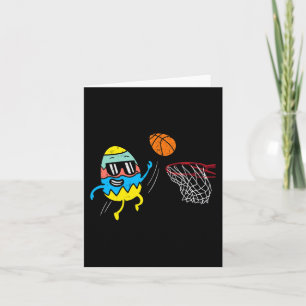 Paaseizigers die Basketball Cute Sports Mannen Kaart